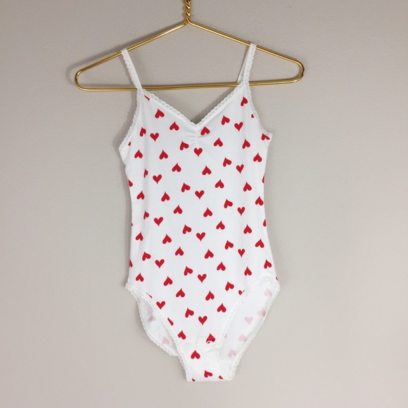 H&M Tops - H&M Bodysuit Hearts 6